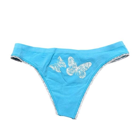 Y2K Victoria’s Secret Butterfly Panties Thong NWT - Picture 1 of 5